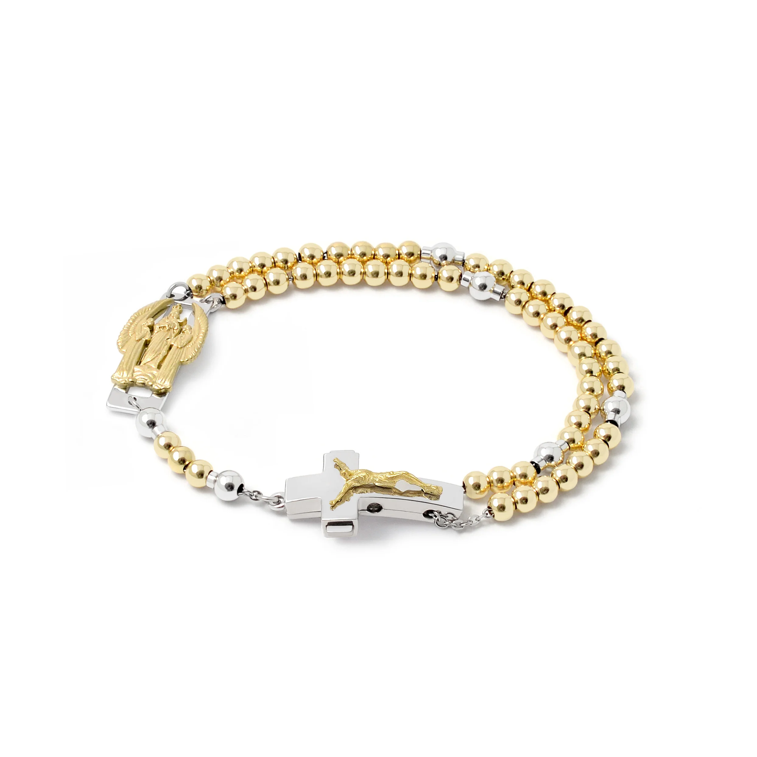 DEVOTIONAL ROSALET® - ROUND GOLD BEADS - Image 40