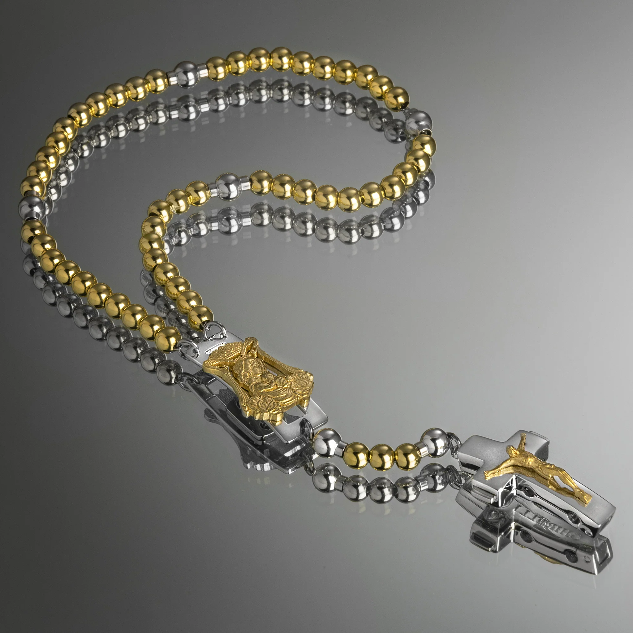 DEVOTIONAL ROSALET® - ROUND GOLD BEADS - Image 41