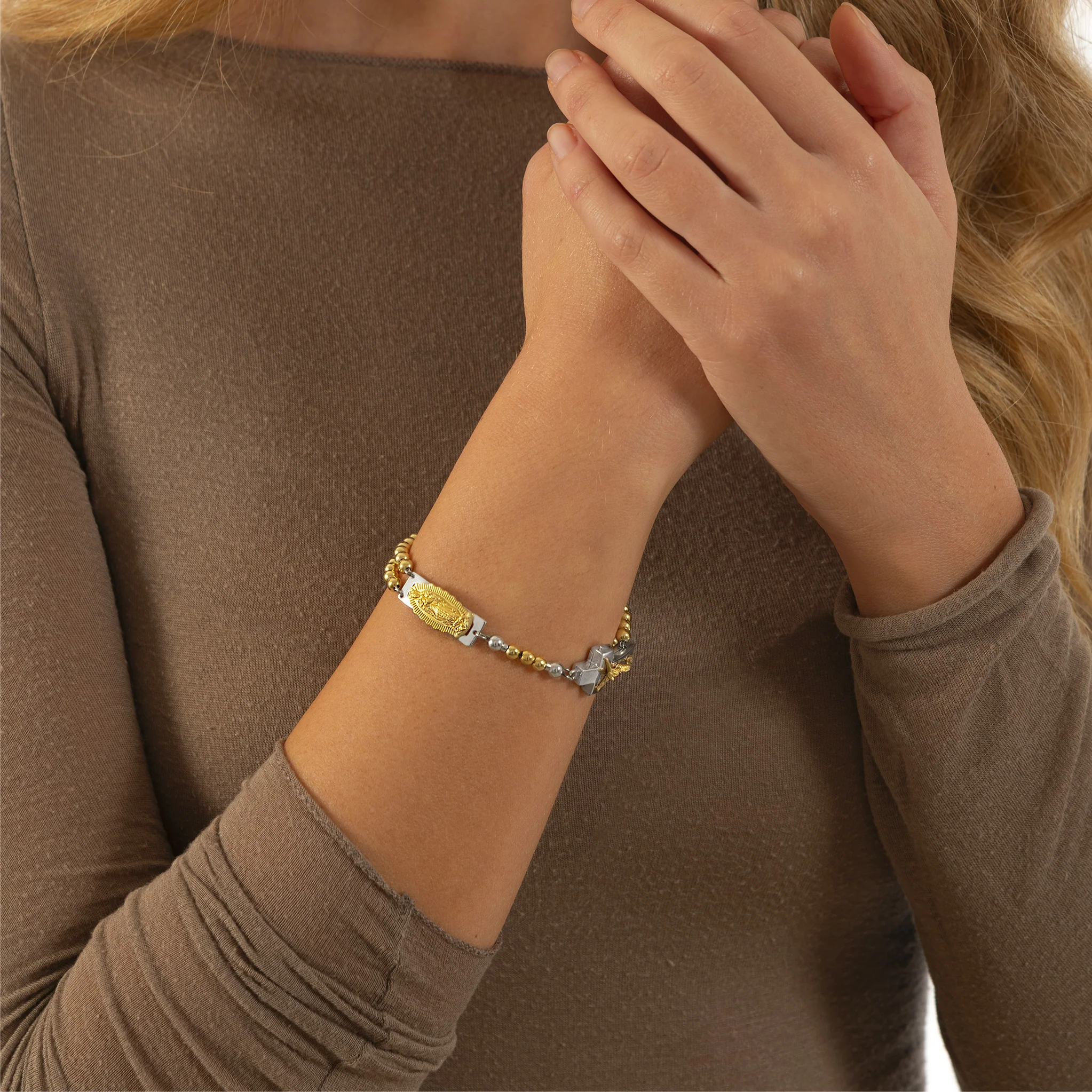 DEVOTIONAL ROSALET® - ROUND GOLD BEADS - Image 7