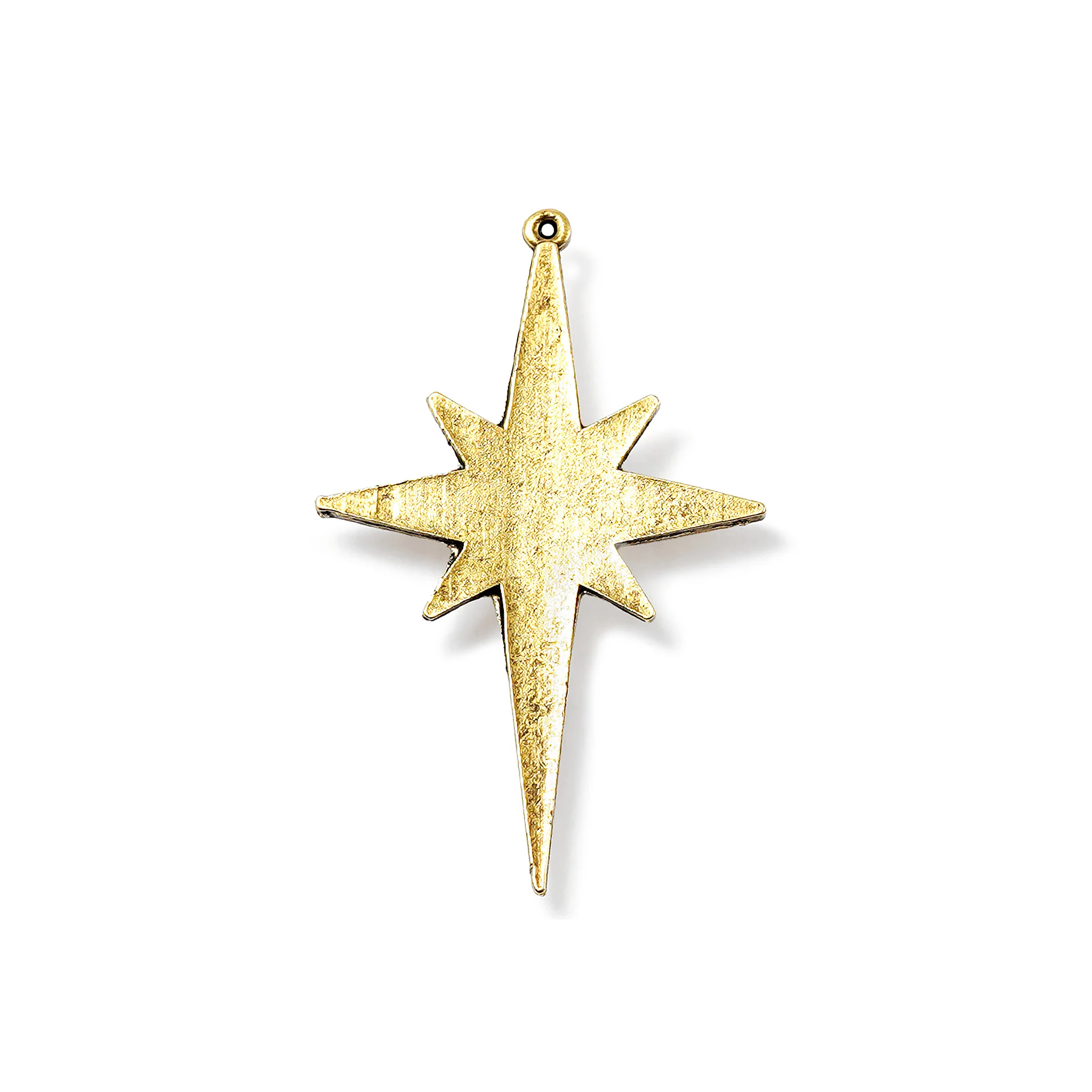 Holy Christmas Nativity Star Gold Rosary - Image 4
