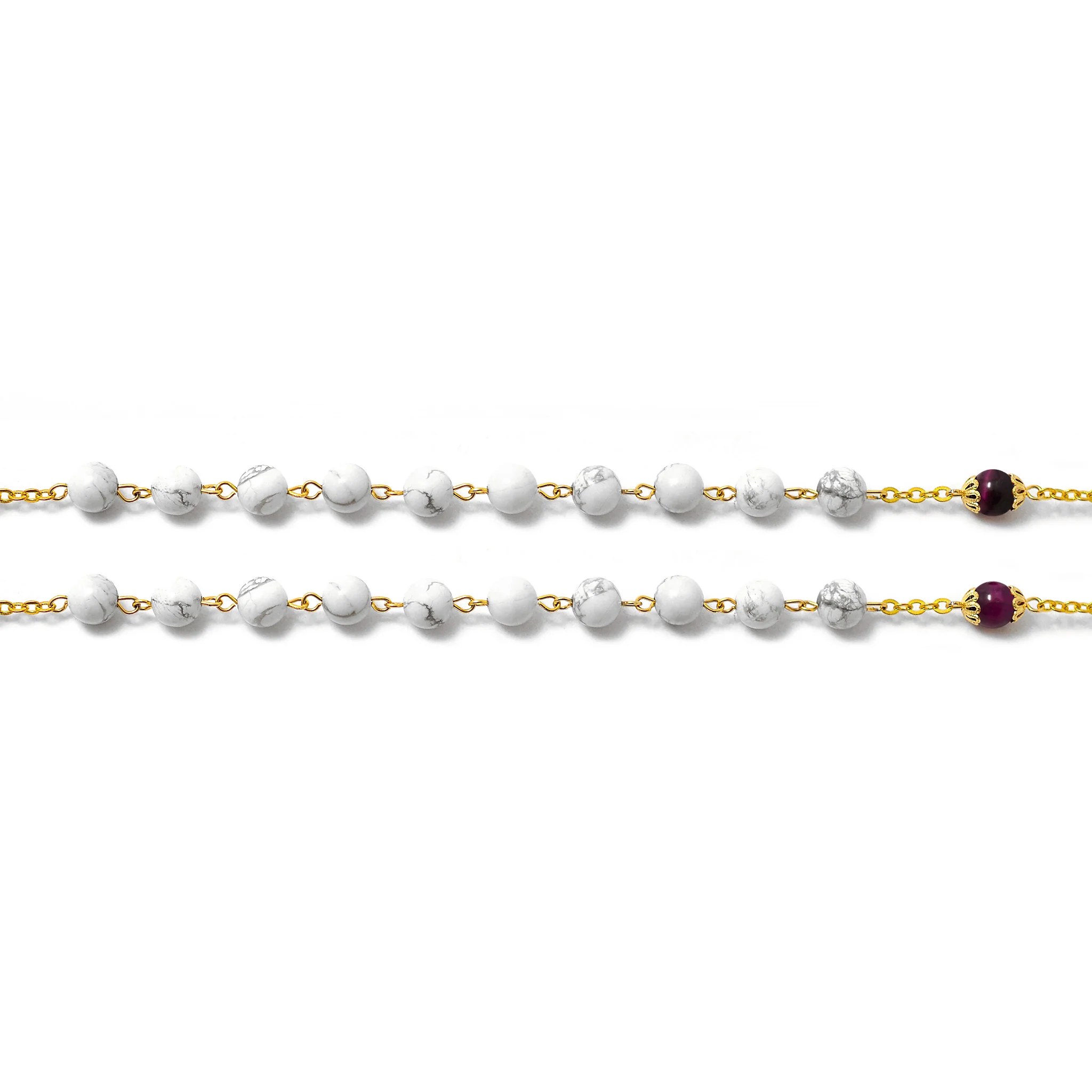 The Holy Easter Gold Rosary | with Aulite stones - Image 6