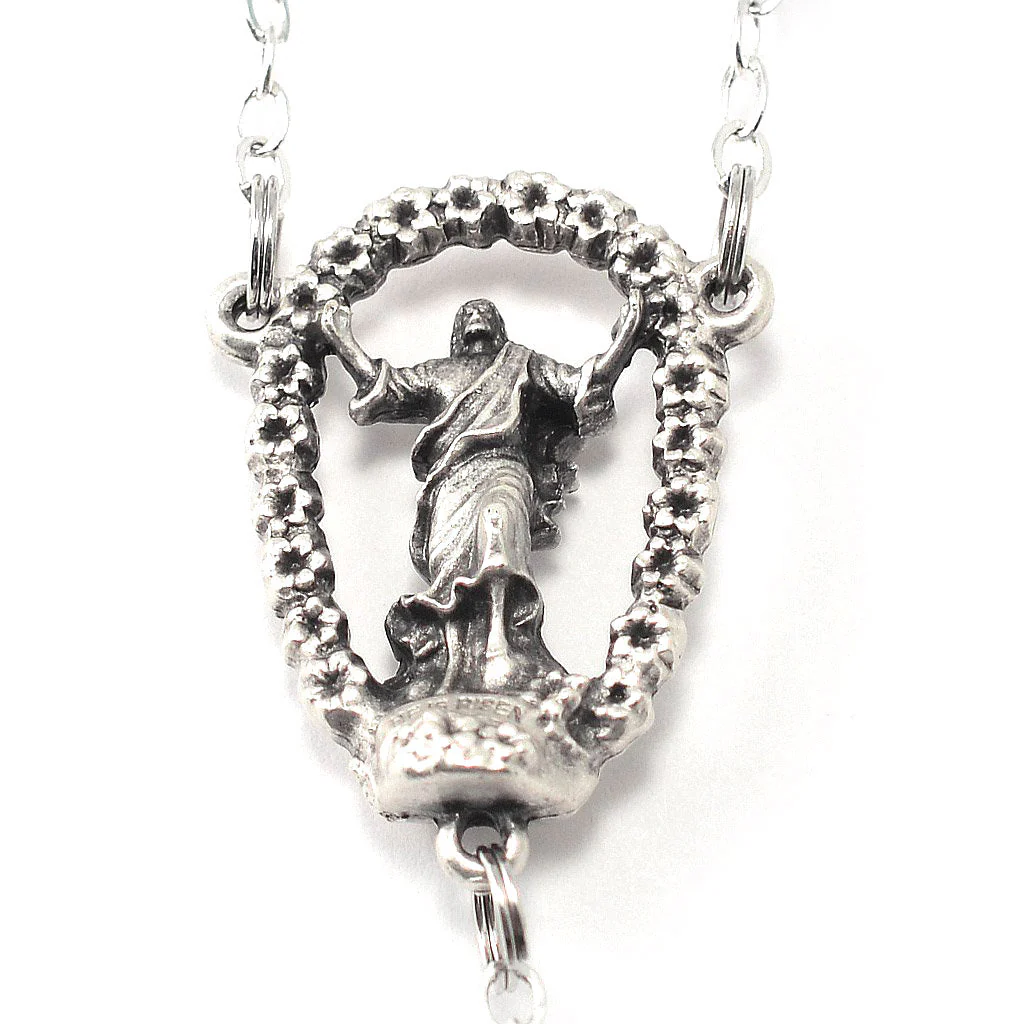 Holy Easter Rosary with Genuine natural stones - Image 4