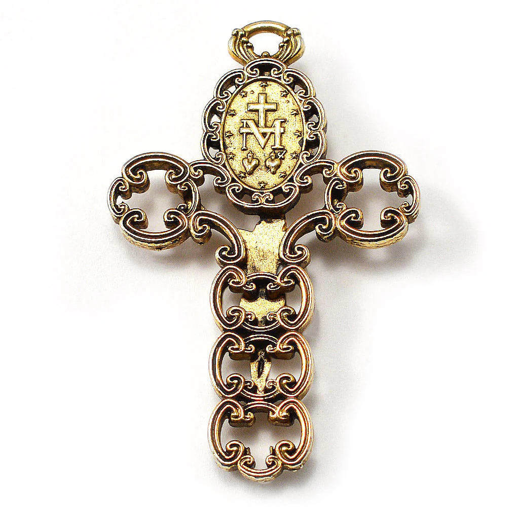 Our Lady of the Miraculous Medal Rosary with Italian Wood - Image 3