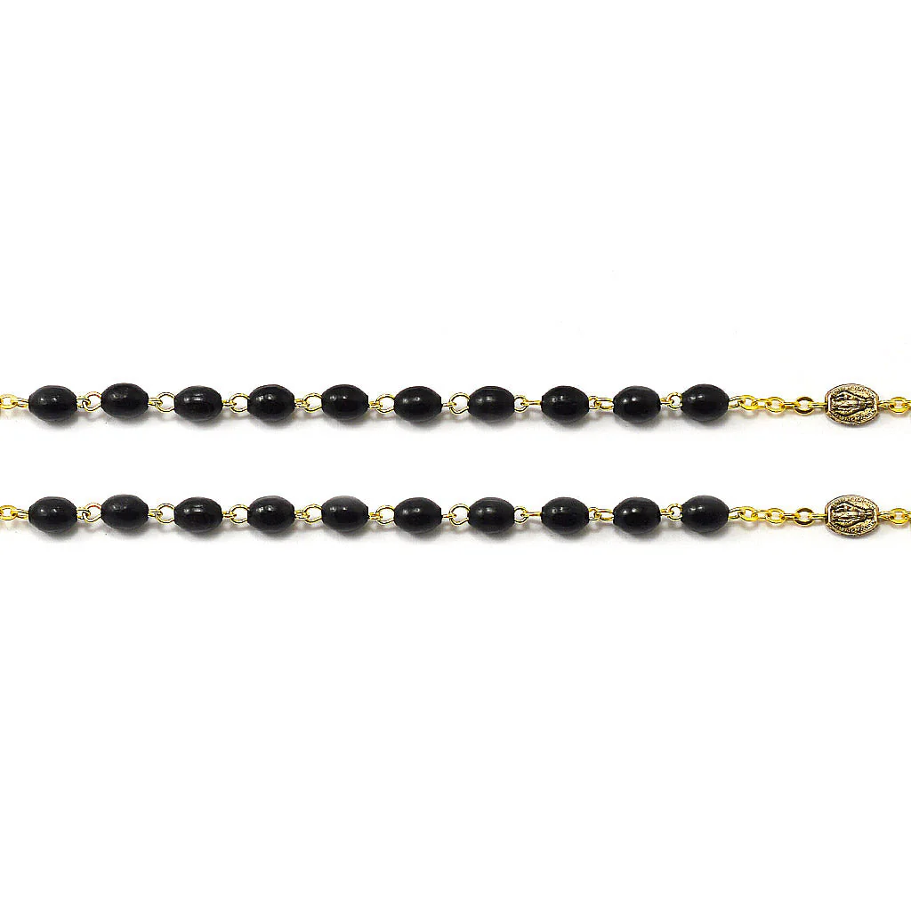 Our Lady of the Miraculous Medal Rosary with Italian Wood - Image 8