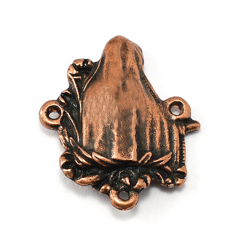 Our Lady of Fatima Rosary with Italian Wood Black Beads - Image 5