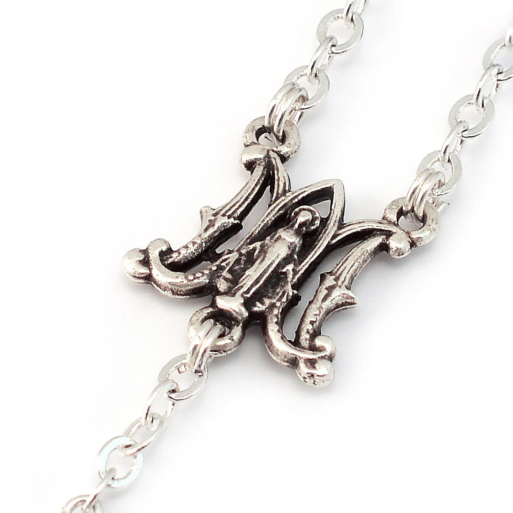 Our Lady of Guadalupe Silver Decade Rosary - Image 3