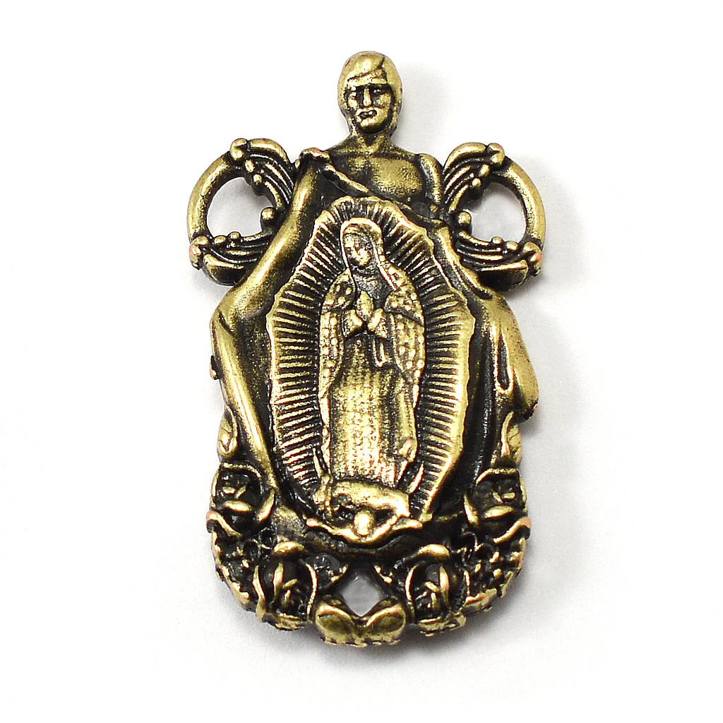Our Lady of Guadalupe & Saint Juan Diego Rosary with Lumen Beads - Image 4