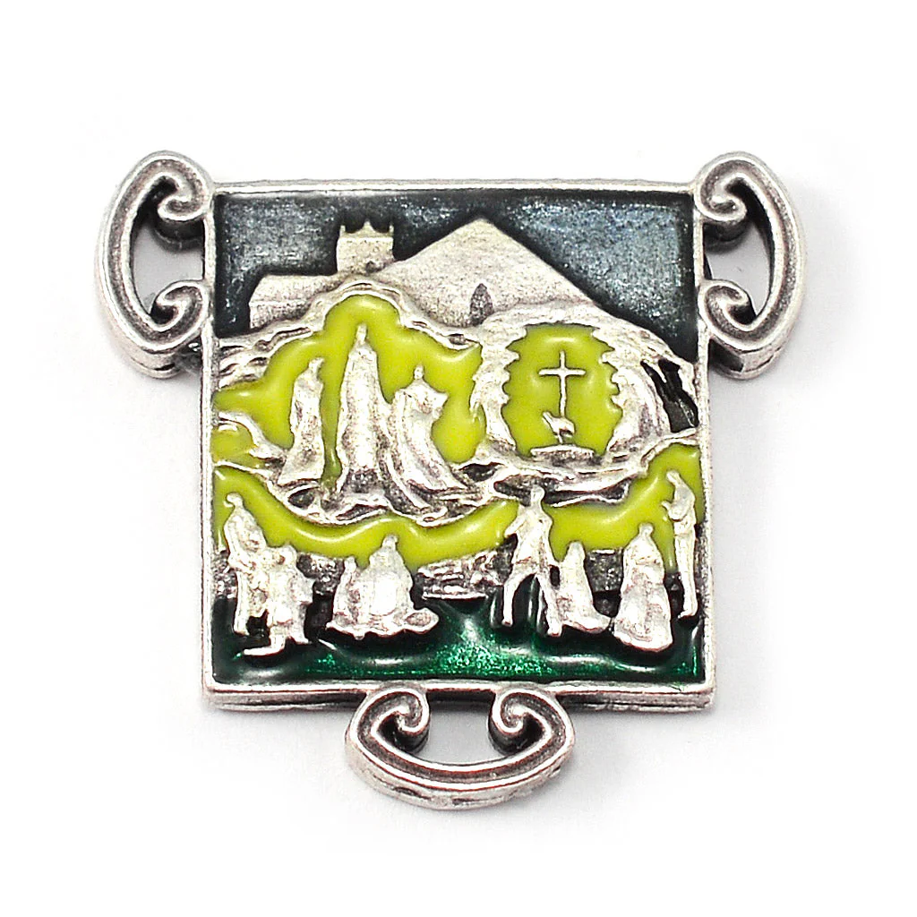 Our Lady of Knock Queen of Ireland Rosary with Murano Glass - Image 4