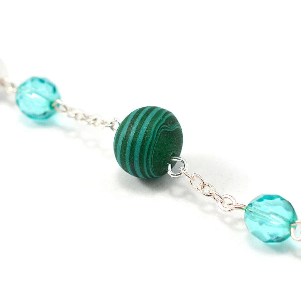 Our Lady of Knock Queen of Ireland Rosary with Murano Glass - Image 6