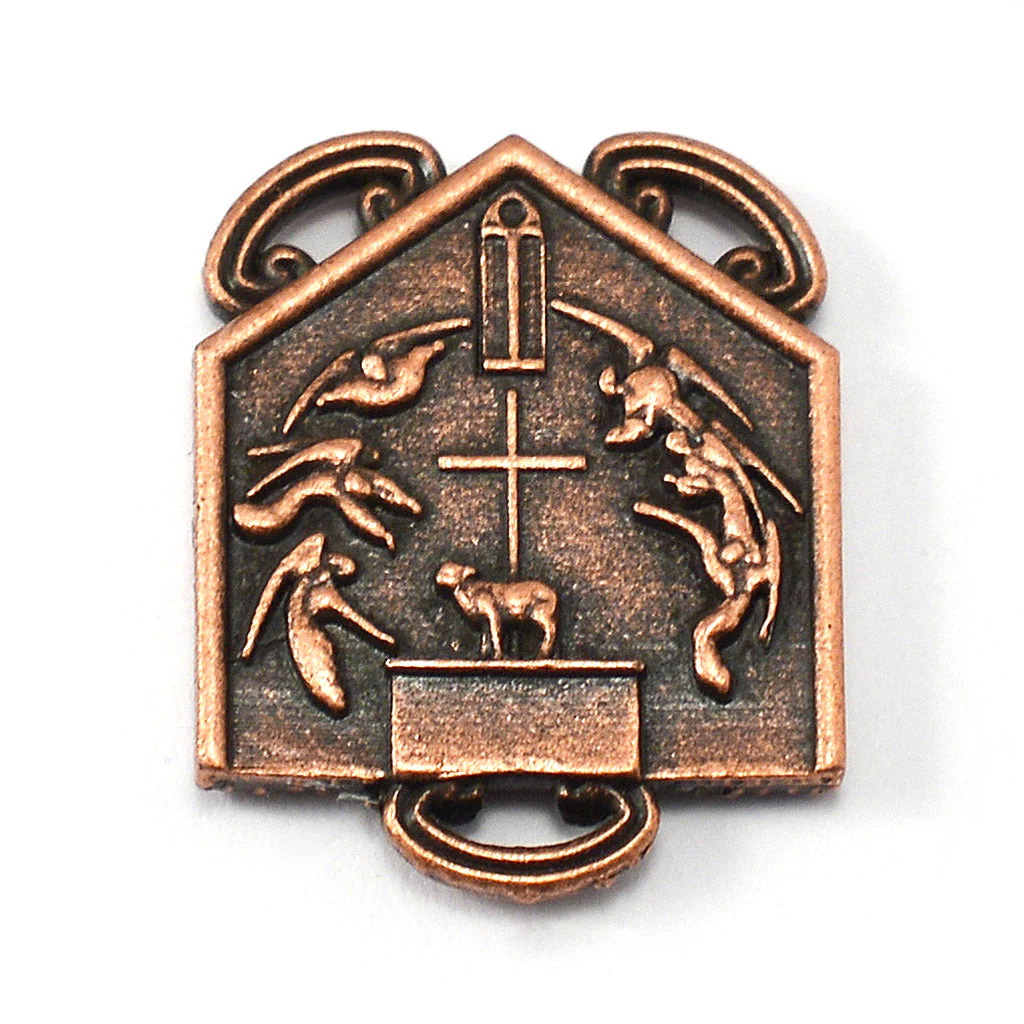 Our Lady of Knock Queen of Ireland Rosary with Murano Glass - Image 5