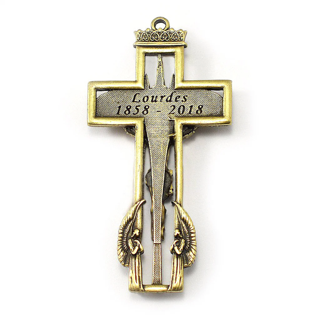 Our Lady of Lourdes 160th Anniversary Rosary, Antique Bronze - Image 3