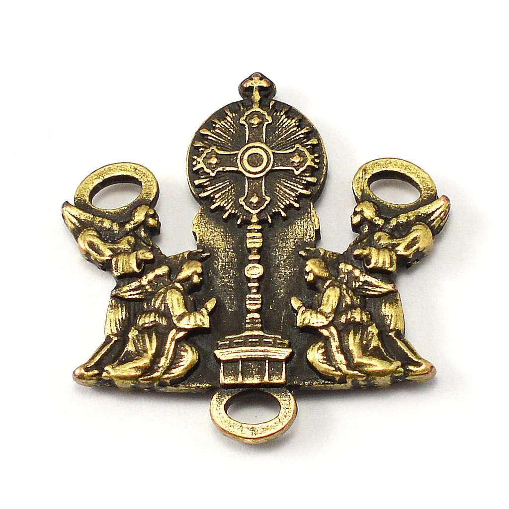 Our Lady of Lourdes 160th Anniversary Rosary, Antique Bronze - Image 5