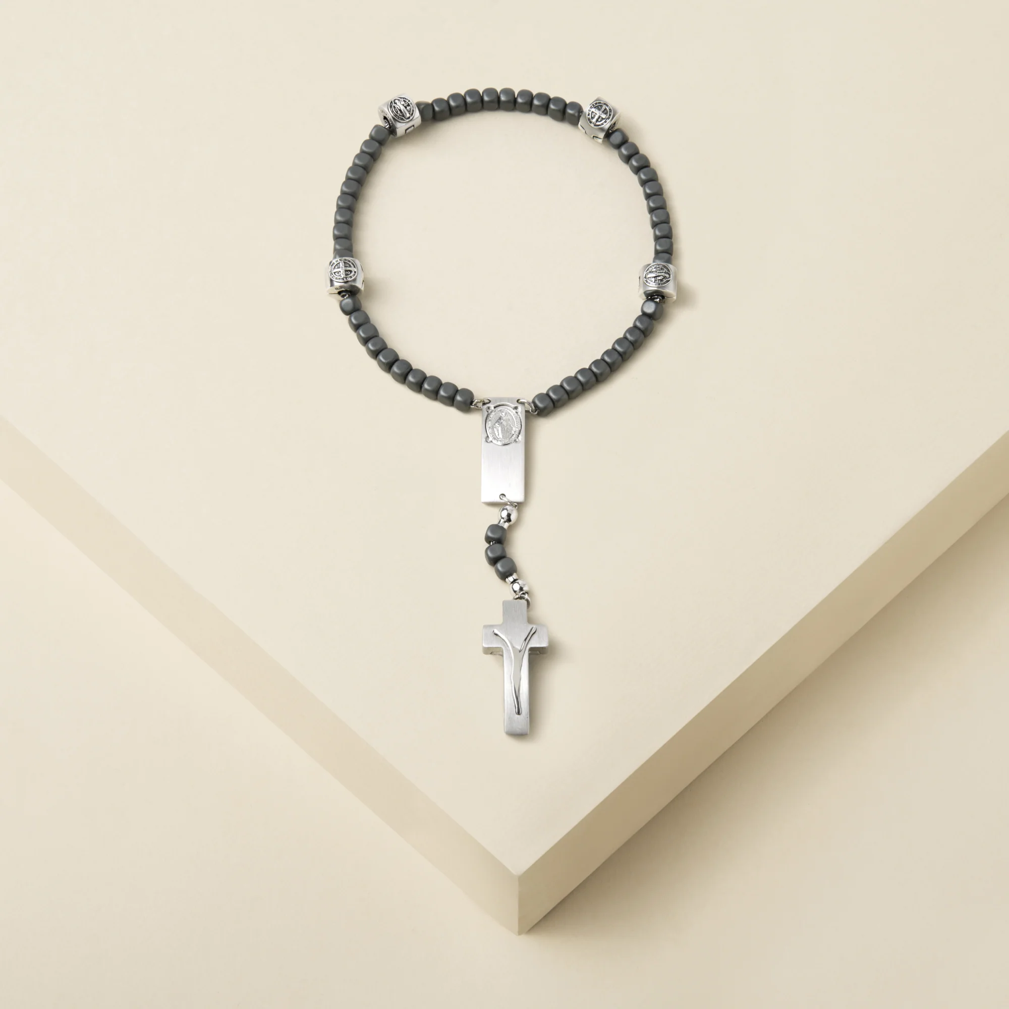 ROSALET® FAITH'S CHARM - SAINT BENEDICT MEDAL - STERLING SILVER  - Image 3