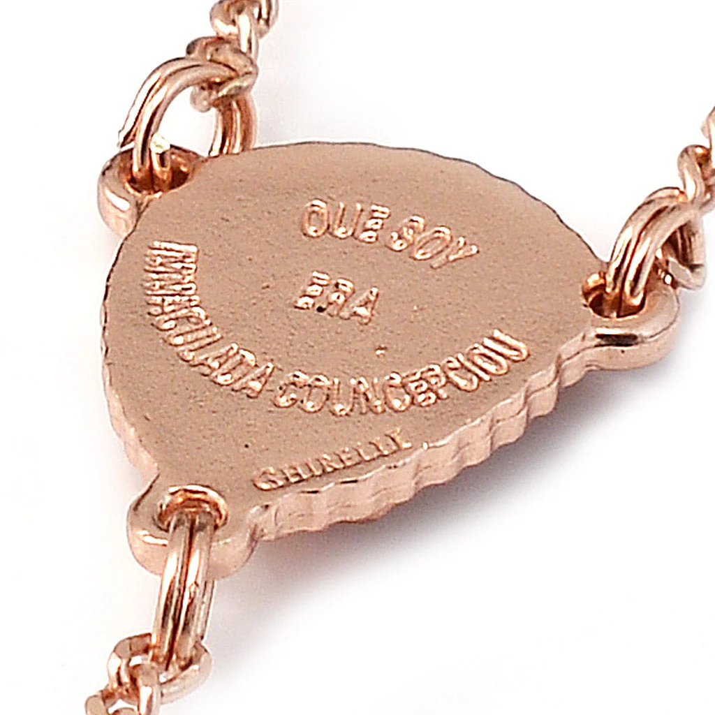 Precious Rose Quartz & Rose Gold Rosary - Image 5