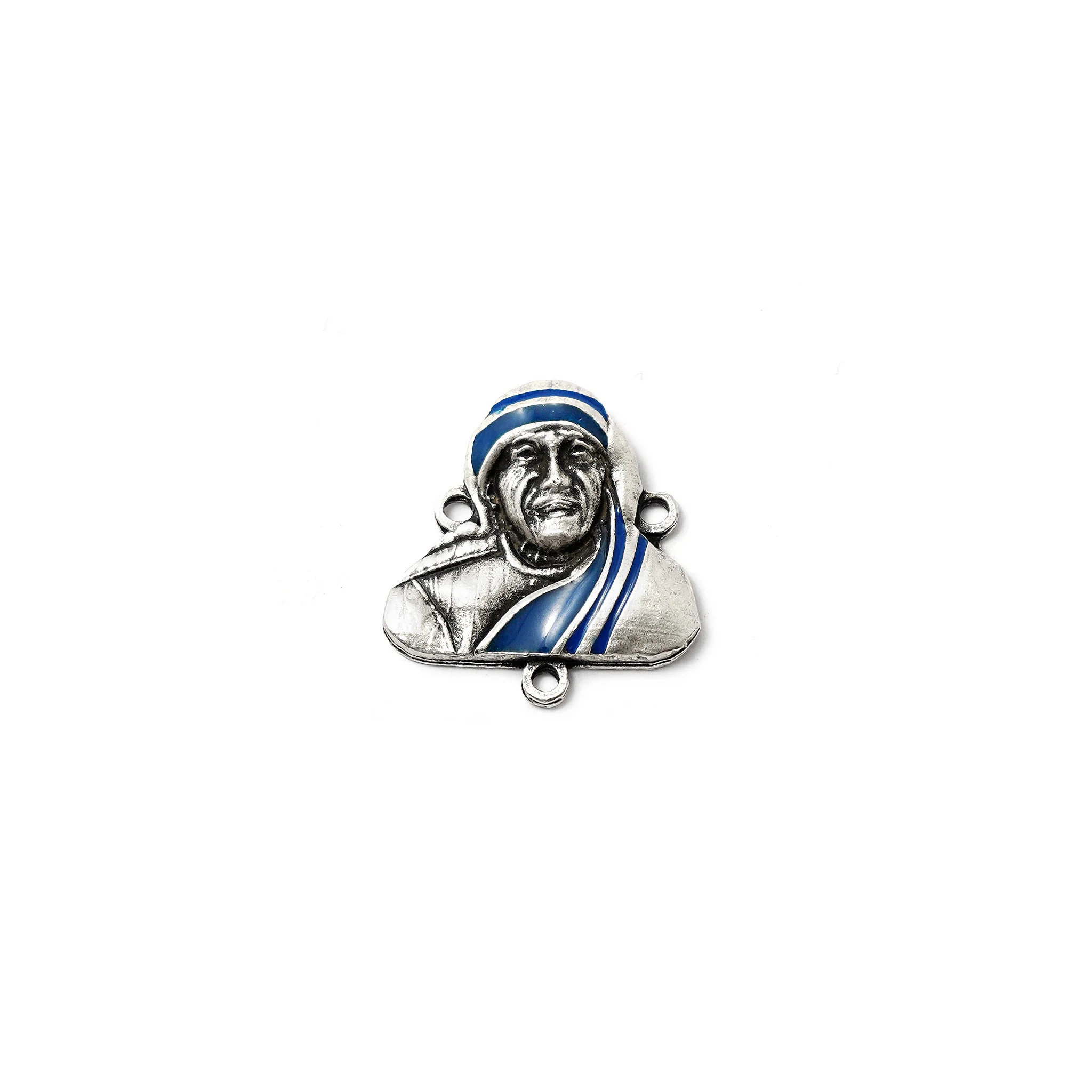 Saint Mother Teresa of Calcutta Rosary with Murano Glass - Image 4