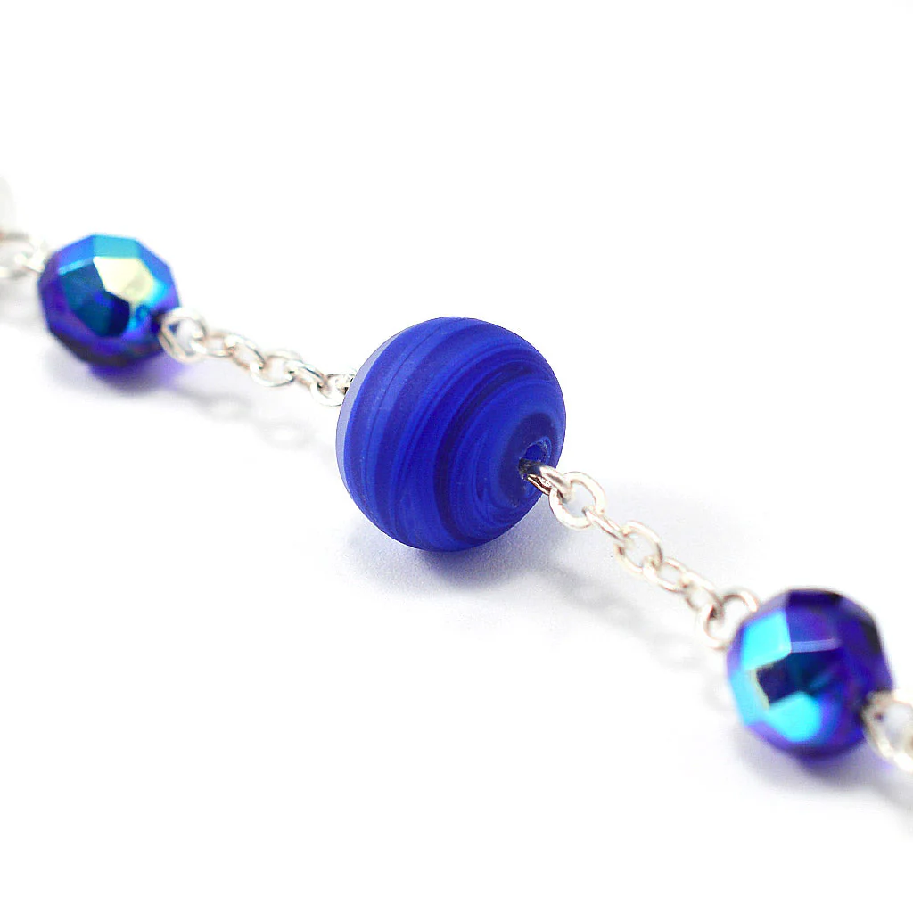 Saint Mother Teresa of Calcutta Rosary with Murano Glass - Image 7