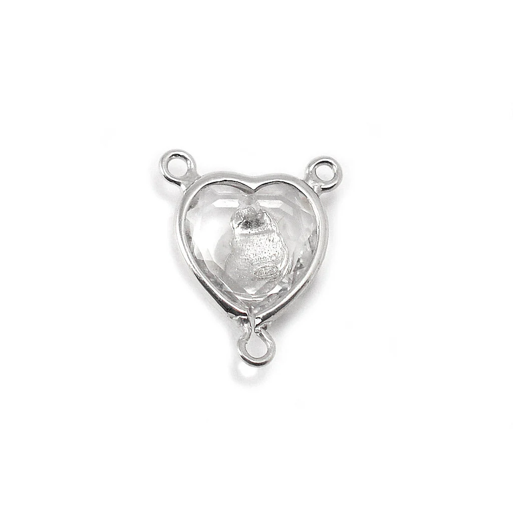 Aurora Borealis Crystal Rosary with Iridescent Sterling Silver - Image 5