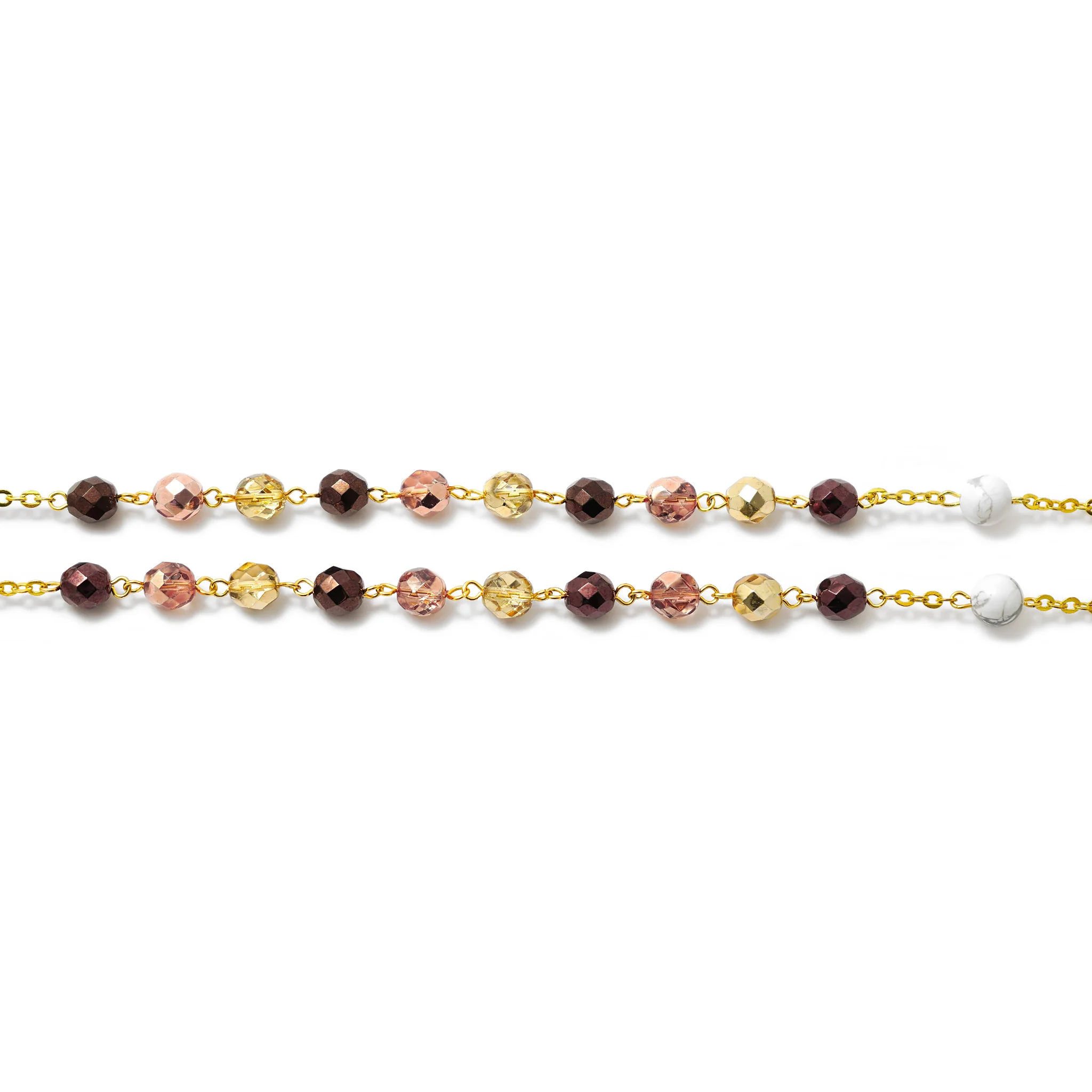 The Holy Shroud Rosary in Antique Silver & Gold - Image 7