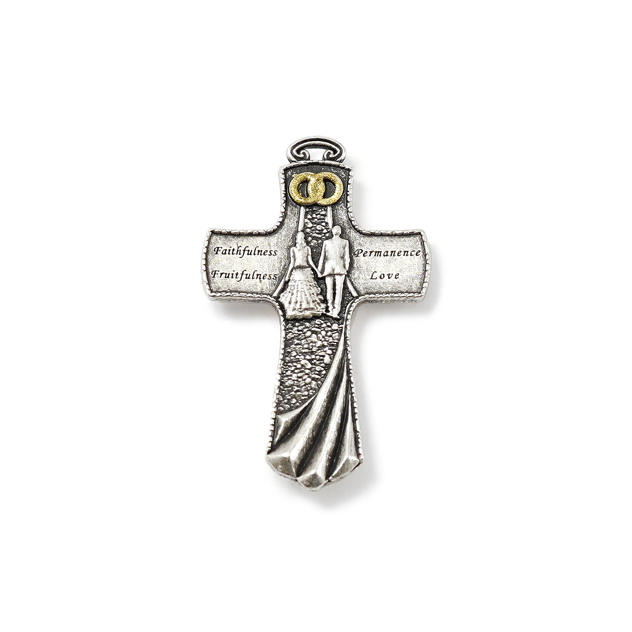 Wedding Rosary for the Groom with Crystal Elements - Image 3